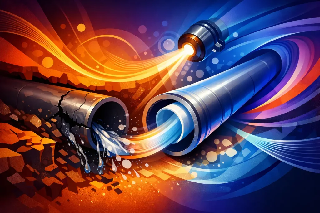 No Dig Drain Repair for Damaged Underground Pipes