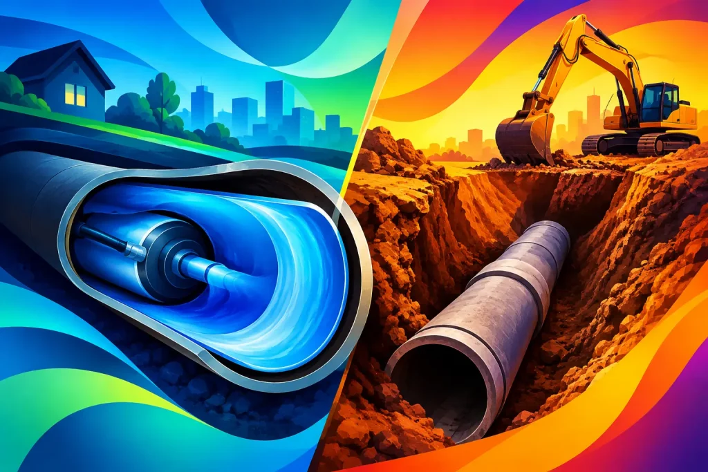 Drain Lining Versus Excavation Explained