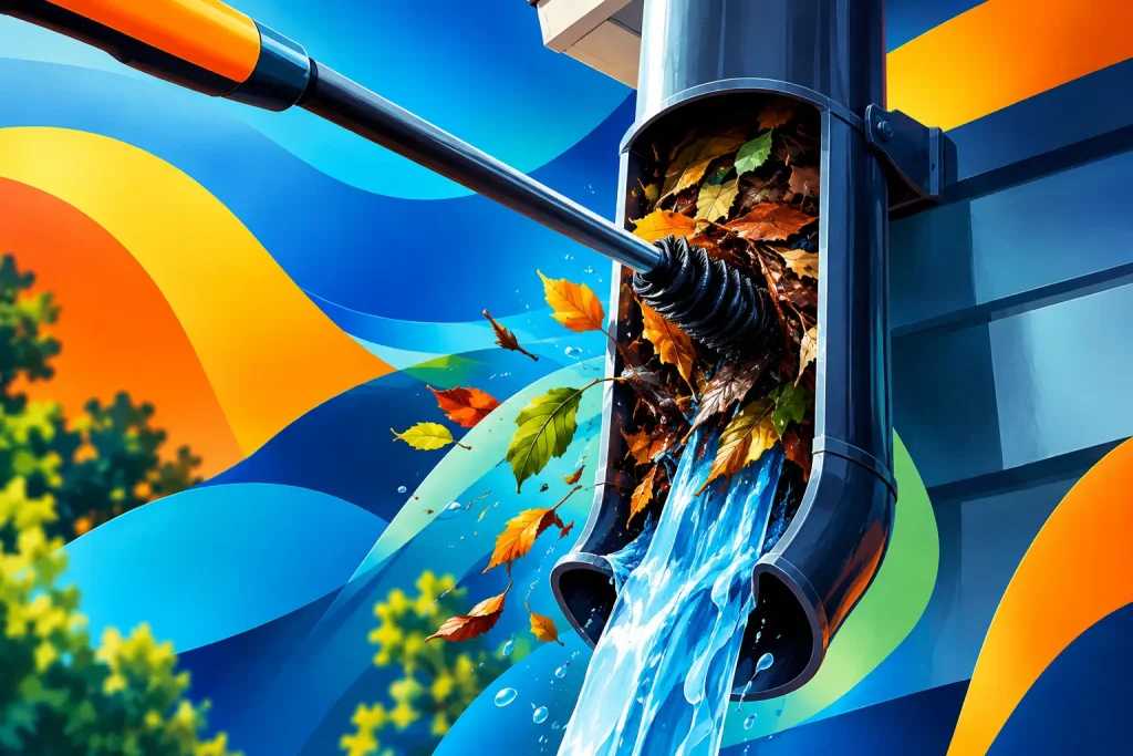 How to Clear a Downpipe Blockage Safely